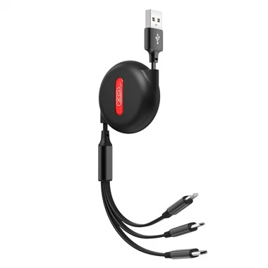 3 I 1 teleskopisk USB -kabel
